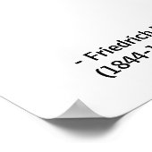 フリードリッヒニーチェ引用文 ポスター (角)