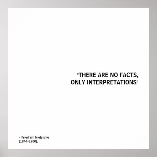 フリードリッヒニーチェ引用文 ポスター (正面)