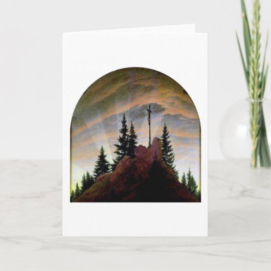 フリードリッヒ山を渡る カード (正面)