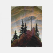 フリードリッヒ山を渡る フリースブランケット (正面)