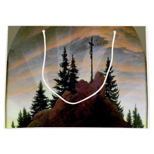 フリードリッヒ山を渡る ラージペーパーバッグ (正面)