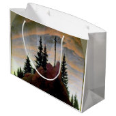 フリードリッヒ山を渡る ラージペーパーバッグ (裏面アングル)