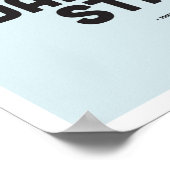 フリードリッヒ感動的ニーチェ引用文 – ポスター (角)