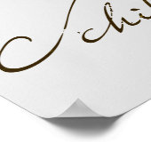 フリードリッヒ・シラー署名 ポスター (角)