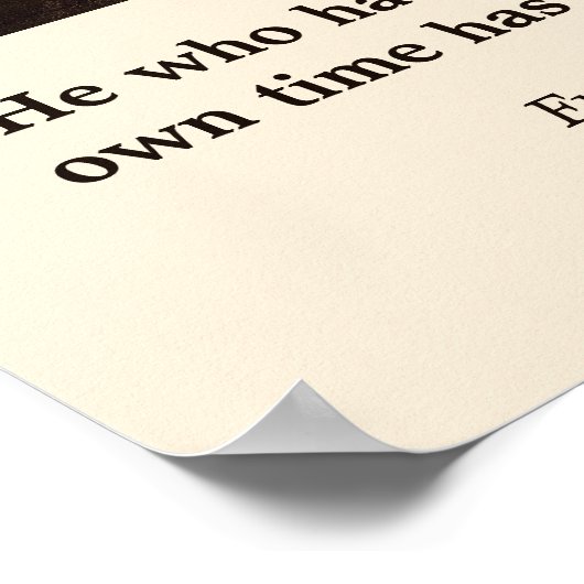 フリードリッヒ・シラー – 引用文の実行最高の ポスター (角)