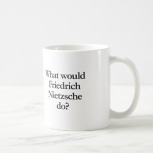 フリードリッヒ・ニーチェのすること コーヒーマグカップ