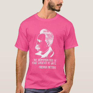 フリードリッヒ・ニーチェ哲学ドイツ哲学者 Tシャツ