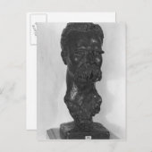 フリードリッヒ・ニーチェ・ドイツの胸像 ポストカード (正面/裏面)