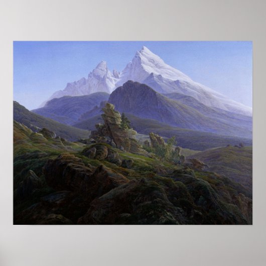 フリードリッヒ – ワツマン(-25) 1824 ポスター (正面)