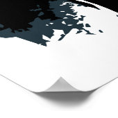 フリードリッヒNietzscheポートレートベクトルスケッチ ポスター (角)