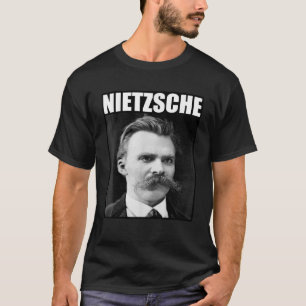 フリードリッヒNietzsche哲学者ポートレートTシャツ Tシャツ