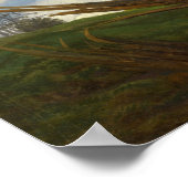 フリードリヒによる漂流雲の山の峰 ポスター (角)