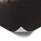 フリードリヒ – オークフォレストのアビー ポスター (角)