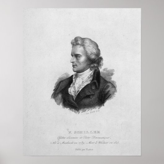 フリードリヒ・シラー ポスター (正面)