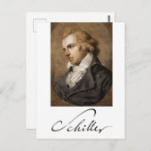 フリードリヒ・シラー ポストカード (正面/裏面)