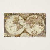 フリードリヒ・ド・ウィットによる古世界地図、1680年頃 (裏面)