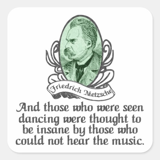 フリードリヒ・ニーチェ スクエアシール (正面)