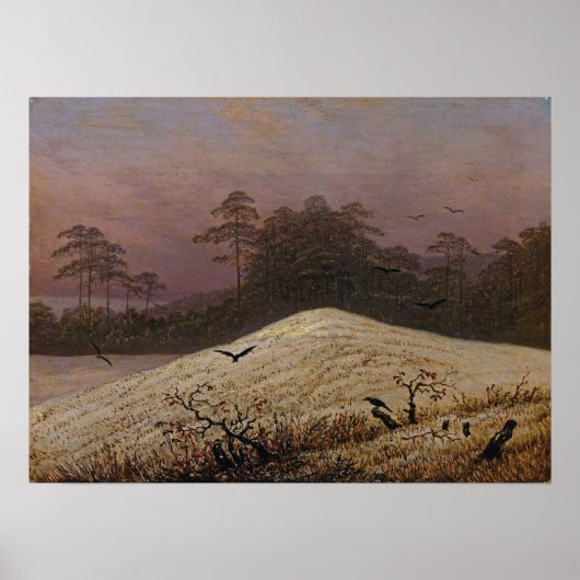 フリードリヒ – レイベン付きスノーケージ ポスター (正面)