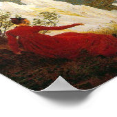 フリードリヒ – レーゲンのチョーク崖 ポスター (角)