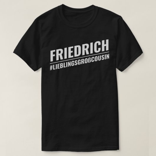 フリードリヒ Tシャツ (デザイン正面)