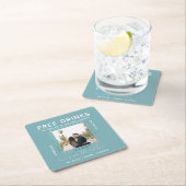 フリードリンク|写真保存日 スクエアペーパーコースター (インサイチュ)