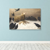 フリードリ威厳があるヒ・シェンク – アンギッシュ キャンバスプリント (インサイチュ (ウッドフロア))