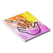 フリードンスタウベミットヴェルバンド ノートパッド (アングル)