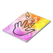 フリードンスタウベミットヴェルバンド ノートパッド (回転)