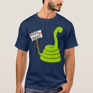 フリーハグおもしろいボアコンスクリプタニシキヘビ Tシャツ