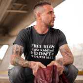 フリーハグだけで冗談Touchは私おもしろいT-Shir Tシャツ