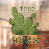 フリーハグサボテン ウィンドウサイン (シート2)