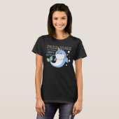 フリーハグジャストウズドントTouch私おもしろいNarwhal Tシャツ (正面フル)
