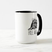 フリーハグスポカッコいいルクパおもしろいイン マグカップ (正面右)