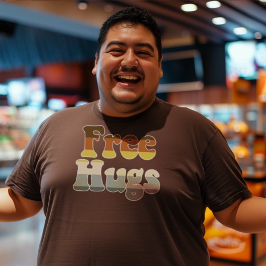 フリーハグズベアストライプズ Tシャツ