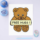 フリーハグフライヤー チラシ (シングル)