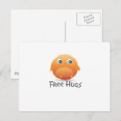 フリーハグ小さな毛皮の生き物 ポストカード (正面/裏面)