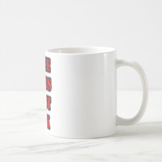 フリーハグ頼のみ コーヒーマグカップ (右)