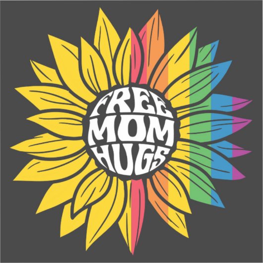 フリーハグ！ シール (正面)