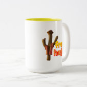 フリーハグ! ツートーンマグカップ (正面右)