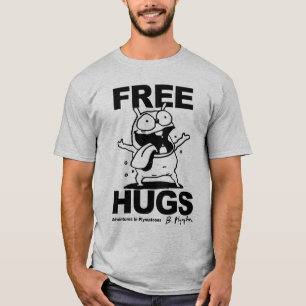 「フリーハグ」ビル·プリンプトン·ドッグシャツ Tシャツ