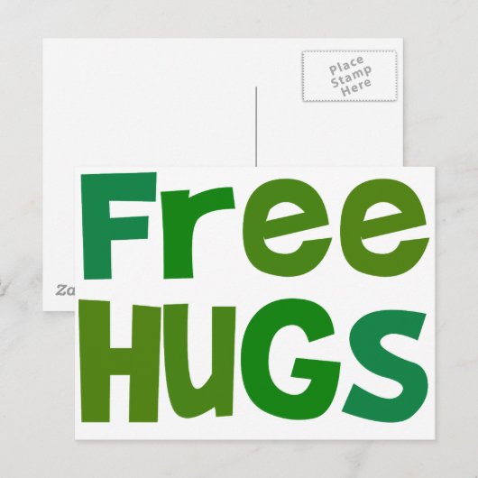 フリーハグ ポストカード (正面/裏面)
