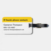 フリーハグ！ ラゲッジタグ (裏面横)