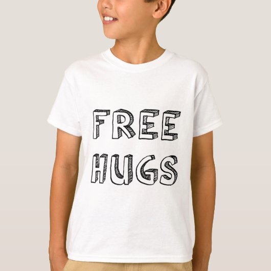 フリーハグ Tシャツ (正面)