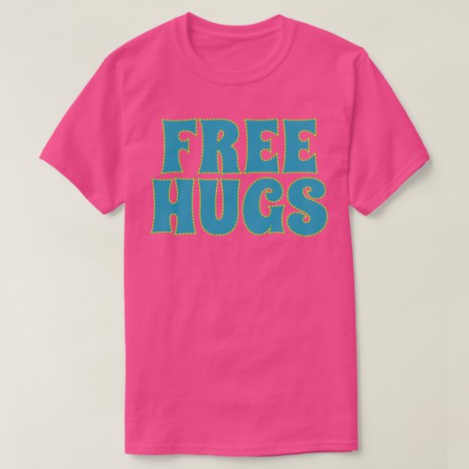 フリーハグ Tシャツ (デザイン正面)