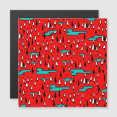 フリーハンドの木:スカンジナビアのクリスマスパターン。 (正面/裏面)