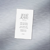 フリーハンドシンプルプレーン マグネット名刺 (インサイチュ)