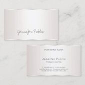 フリーハンドスタイリッシュスクリプエレガントト・グラマラス平野 名刺 (正面/裏面)