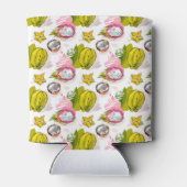 フリーハンドテクスチャフルーツパターン 缶クーラー (裏面)