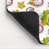 フリーハンドテクスチャーを施した果実のパターン マウスパッド (コーナー)