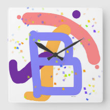 フリーハンドモノグラムイニシャルB